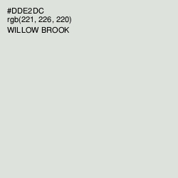 #DDE2DC - Willow Brook Color Image